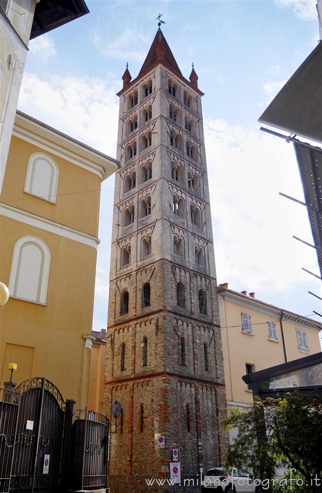 Biella (Italy) - Bell tower of the Cathedral of Biella